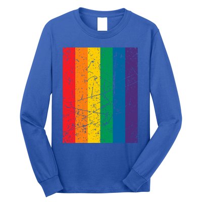 Rainbow Colourful Pride Flag Lgbt Gift (Version 1) Meaningful Gift Long Sleeve Shirt