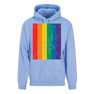 Rainbow Colourful Pride Flag Lgbt Gift (Version 1) Meaningful Gift Unisex Surf Hoodie