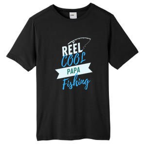 Reel Cool Papa Fishing Father's Day Gift Tall Fusion ChromaSoft Performance T-Shirt