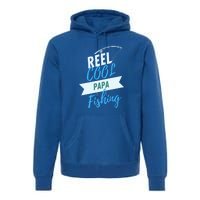 Reel Cool Papa Fishing Father's Day Gift Premium Hoodie