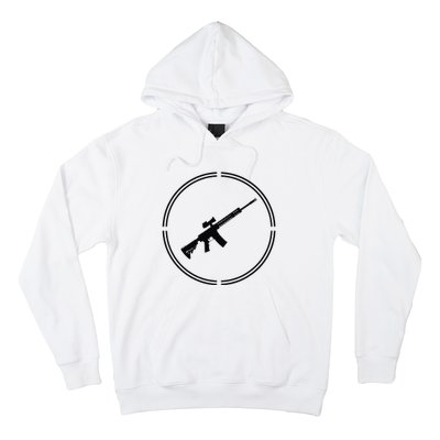 Rifles Crosshair Pro Gun Firearms Libertarian Liberty Ancap Hoodie