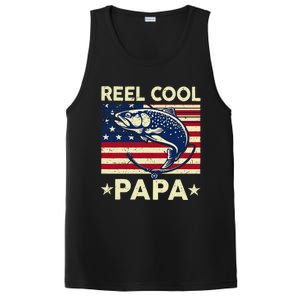 Reel Cool Papa Fathers Day Trout Fishing Gift Dad Grandpa PosiCharge Competitor Tank