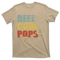 Reel Cool Pops Funny Fisherman Vintage Fishing Design T-Shirt