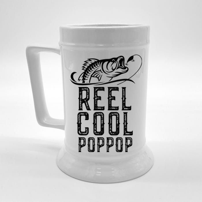 Reel Cool Pop-Pop Fishing Fisherman Funny Retro Beer Stein