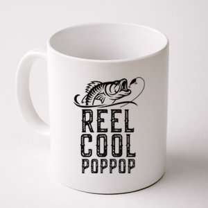 Reel Cool Pop-Pop Fishing Fisherman Funny Retro Coffee Mug