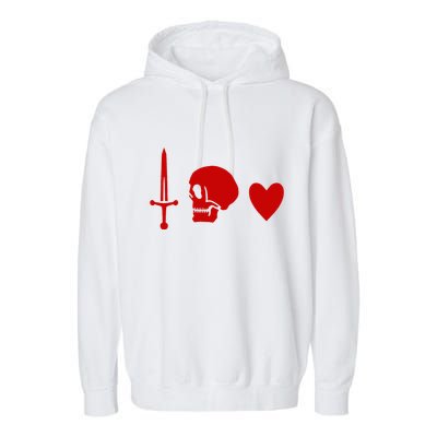 Ranger Crew Pirate Black Pirate Flag Charles Vane Sail Garment-Dyed Fleece Hoodie