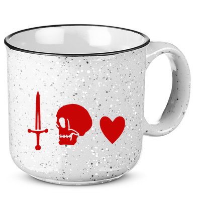Ranger Crew Pirate Black Pirate Flag Charles Vane Sail 15oz Campfire Ceramic Mug