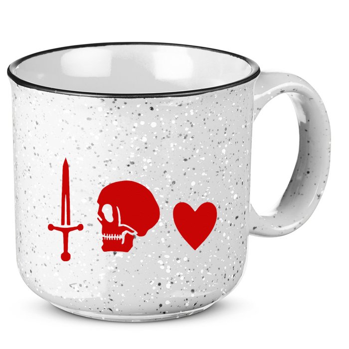 Ranger Crew Pirate Black Pirate Flag Charles Vane Sail 15oz Campfire Ceramic Mug