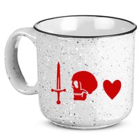 Ranger Crew Pirate Black Pirate Flag Charles Vane Sail 15oz Campfire Ceramic Mug