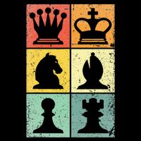 Retro Chess Player Chess Pieces Wool Snapback Cap