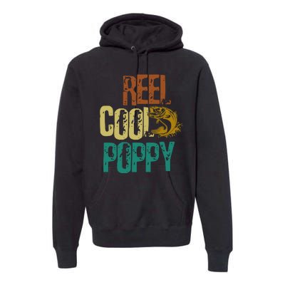 Reel Cool Poppy Vintage Fishing Premium Hoodie