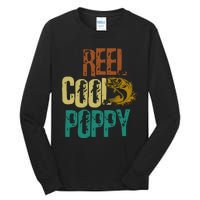 Reel Cool Poppy Vintage Fishing Tall Long Sleeve T-Shirt