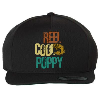 Reel Cool Poppy Vintage Fishing Wool Snapback Cap