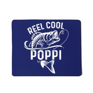 Reel Cool Poppi Fisherman Father's Day Funny Fishing Mousepad