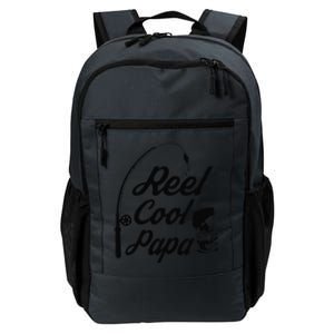 Reel Cool Papa Fishing Fathers Day Dad Birthday Gift Daily Commute Backpack