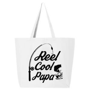 Reel Cool Papa Fishing Fathers Day Dad Birthday Gift 25L Jumbo Tote