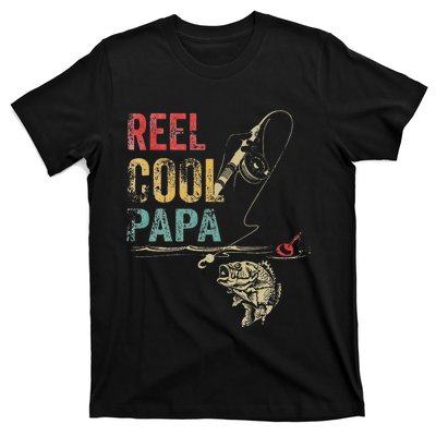 Reel Cool Papa Fish Fishing Father's Day T-Shirt