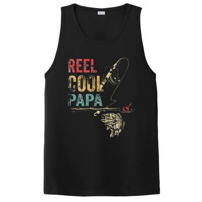 Reel Cool Papa Fish Fishing Father's Day PosiCharge Competitor Tank