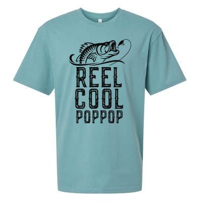 Reel Cool PopPop Fishing Fisherman Funny Retro PopPop Sueded Cloud Jersey T-Shirt