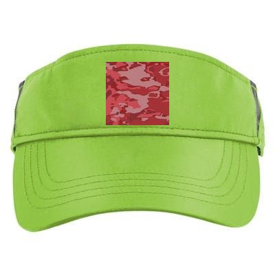 Red Camouflage Pattern Adult Drive Performance Visor