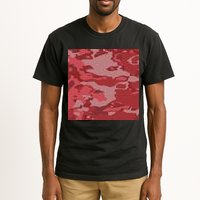 Red Camouflage Pattern Tall T-Shirt