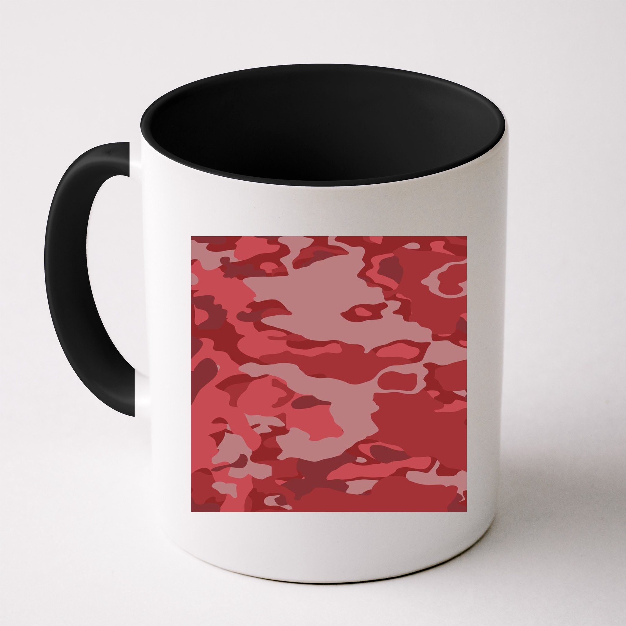 Red Camouflage Pattern Mug