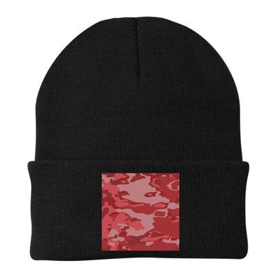 Red Camouflage Pattern Beanie