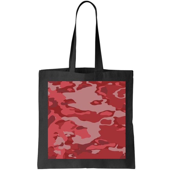 Red Camouflage Pattern Bag