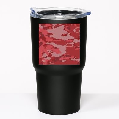 Red Camouflage Pattern Tumbler