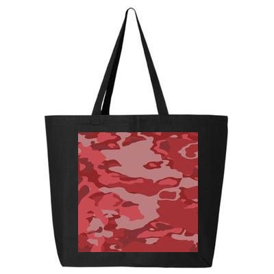 Red Camouflage Pattern 25L Jumbo Tote