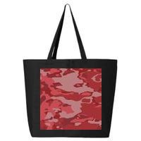 Red Camouflage Pattern 25L Jumbo Tote