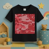 Red Camouflage Pattern Toddler T-Shirt