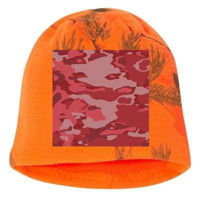 Red Camouflage Pattern Kati - Camo Knit Beanie