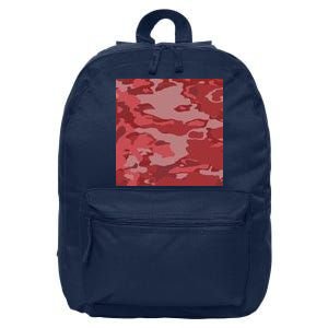 Red Camouflage Pattern 16 in Basic Backpack