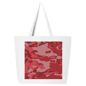 Red Camouflage Pattern 25L Jumbo Tote