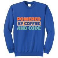 Retro Coder Programmer Software Engineer Vintage Coffee Great Gift Sweatshirt