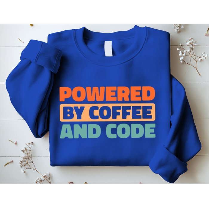 Retro Coder Programmer Software Engineer Vintage Coffee Great Gift Sweatshirt