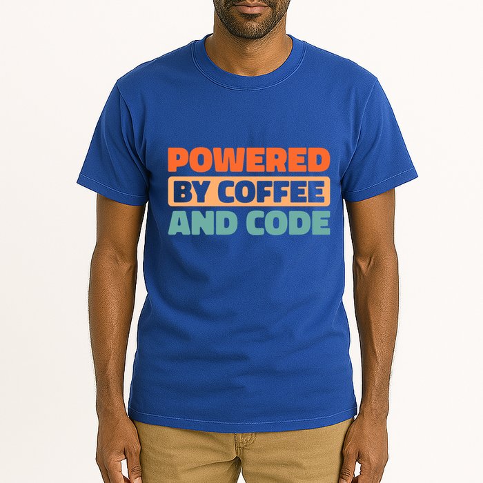 Retro Coder Programmer Software Engineer Vintage Coffee Great Gift Tall T-Shirt