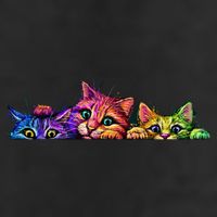 Realistic Cats Peeking Out Of Pocket Beanie