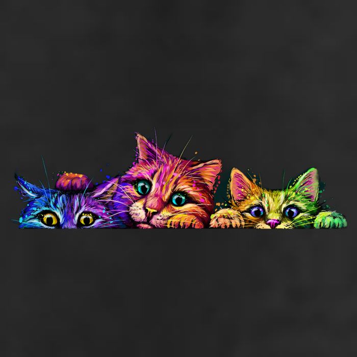 Realistic Cats Peeking Out Of Pocket Beanie