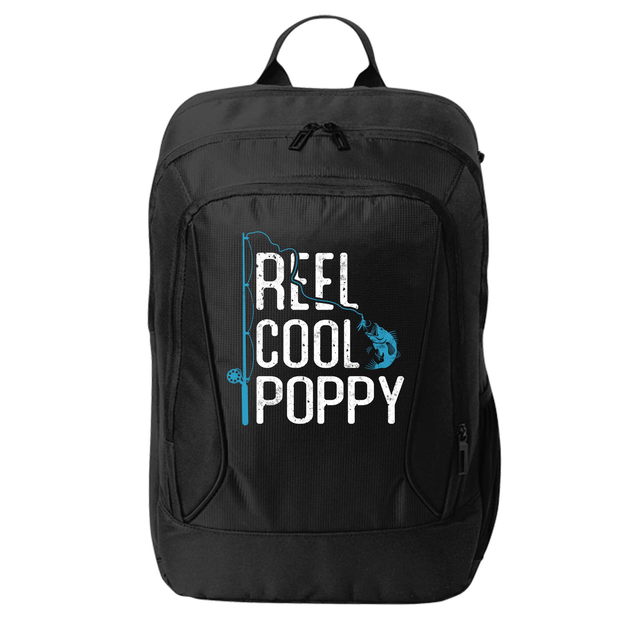 Reel Cool Poppy Fishing Father’s Day Gift Fisher Poppy Cute Gift City Backpack