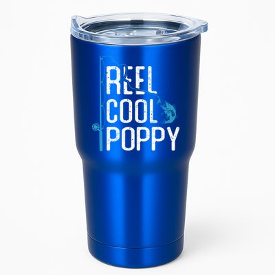 Reel Cool Poppy Fishing Father’s Day Gift Fisher Poppy Cute Gift Tumbler