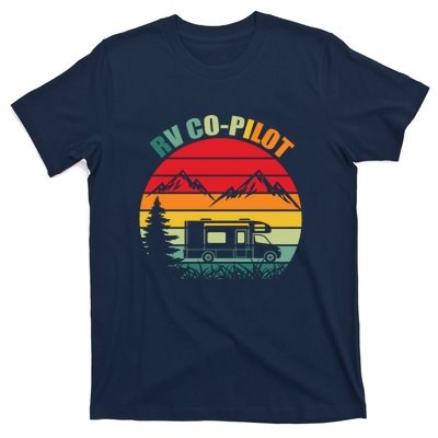 RV Co Pilot Camping Funny Vintage Travel Camping Gift T-Shirt