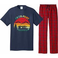 RV Co Pilot Camping Funny Vintage Travel Camping Gift Pajama Set