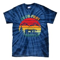 RV Co Pilot Camping Funny Vintage Travel Camping Gift Tie-Dye T-Shirt