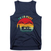 RV Co Pilot Camping Funny Vintage Travel Camping Gift Tank Top