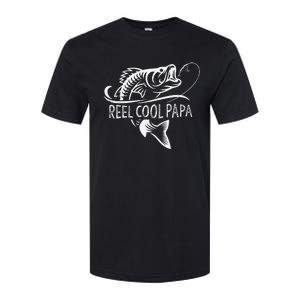 Reel Cool Papa Fishing Dad Gifts Fathers Day Fisherman Fish Softstyle CVC T-Shirt