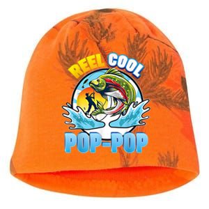 Reel Cool Pop Pop Fishing Dad Father Day Gift Papa Daddy Gift Kati - Camo Knit Beanie