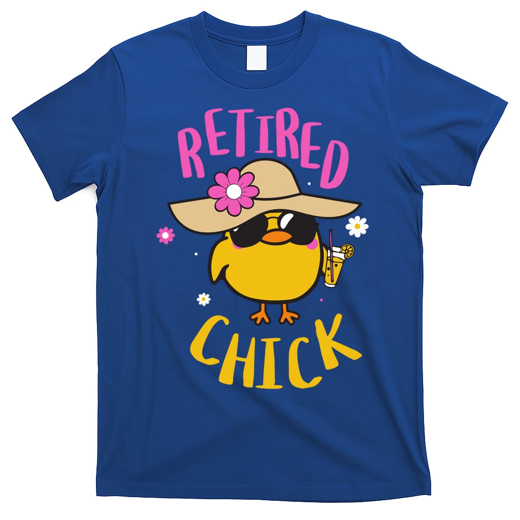 Retired Chick Pension Vacation Pensioner Retirement Chicken Gift T-Shirt