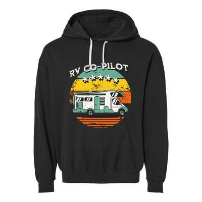 RV Co Pilot Motorhome Garment-Dyed Fleece Hoodie